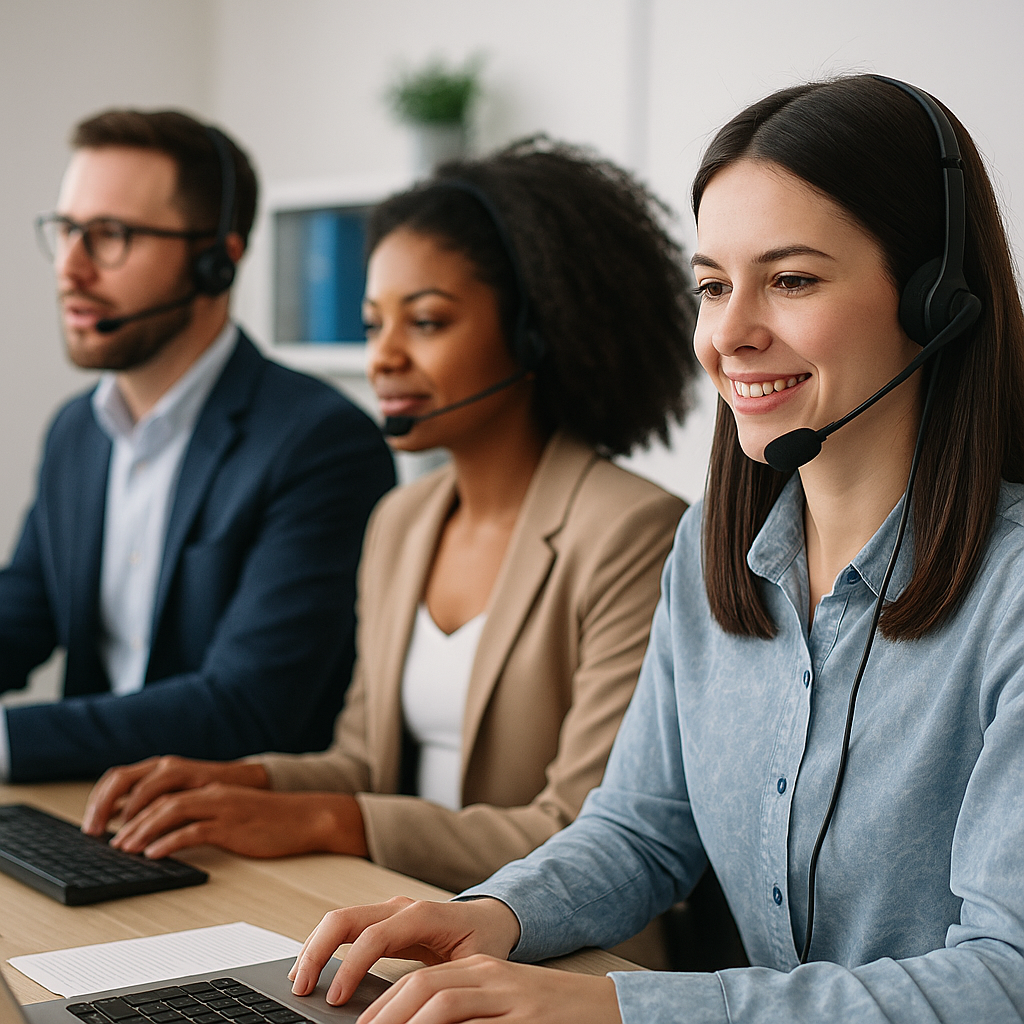 Answering Service Agents Answering Phones