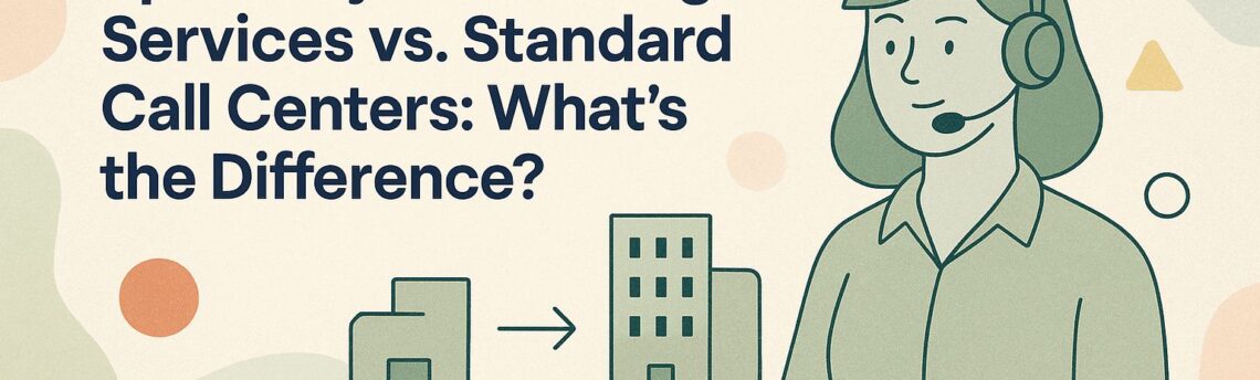 Specialty Answering Services vs. Standard Call Centers: What’s the Difference?