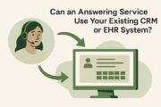 can-an-answering-service-use-your-existing-crm-or-ehr-system