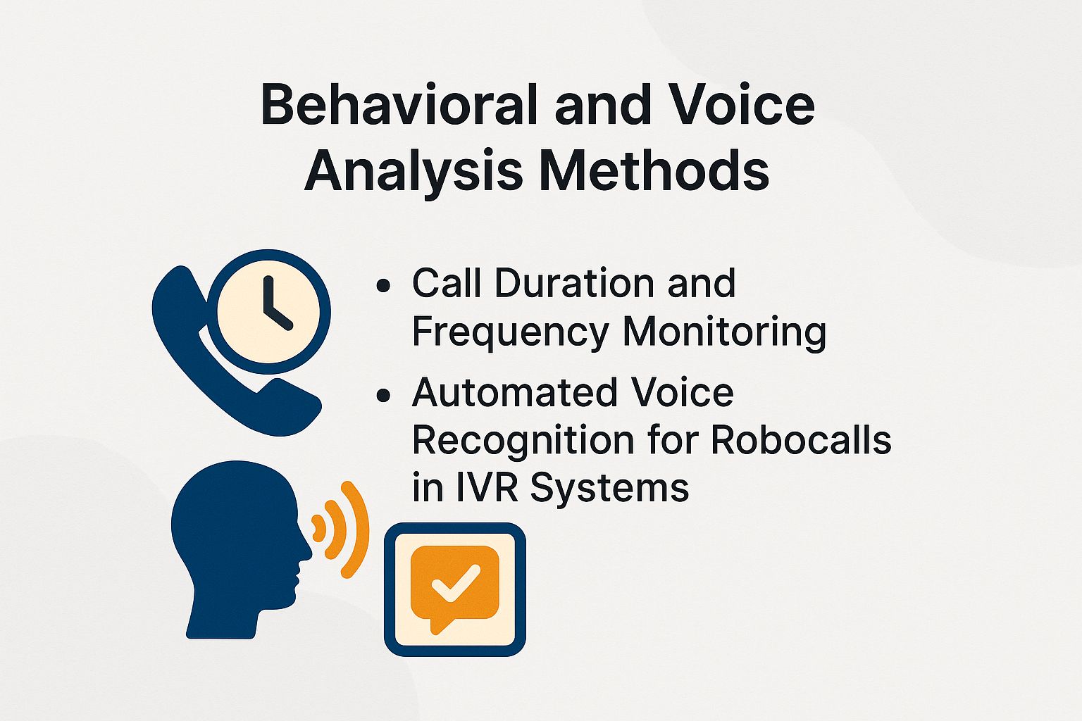 Behavioral and Voice Analysis Methods Behavioral and Voice Analysis Methods